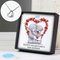 Personalised Me to You Sentiment Heart Necklace in Box Extra Image 1 Preview